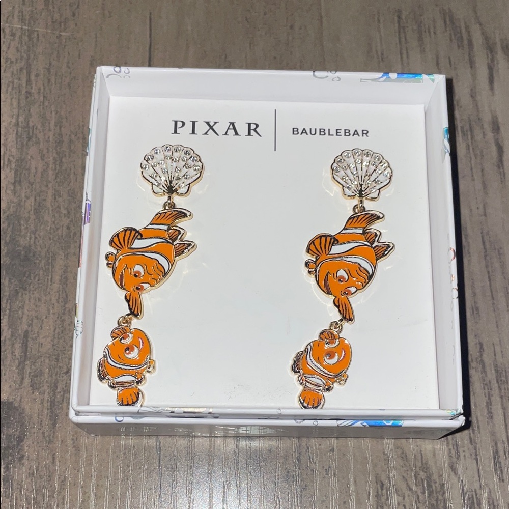BaubleBar x Disney Pixar Marlin & Nemo Dangle Earrings